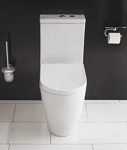 Унитаз-компакт безободковый BelBagno Marino белый BB105CPR+BB105T Унитаз-компакт безободковый BelBagno Marino белый BB105CPR+BB105T, 4