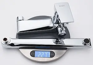 Смеситель для ванны с длинным изливом D&K Rhein Hertz хром DA1293301 Смеситель для ванны с длинным изливом D&K Rhein Hertz хром DA1293301, 4