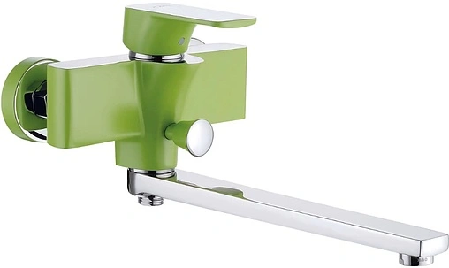 Смеситель для ванны с длинным изливом D&amp;K Berlin Humboldt зелёный/хром DA1433312