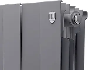 Радиатор биметаллический 16 секций Royal Thermo PianoForte 300 Silver Satin RTPSS30016, 3