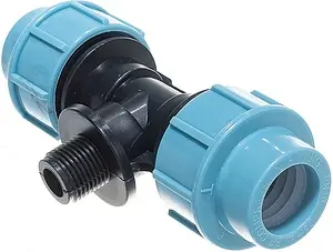 Тройник компрессионный переходной 25мм x ½&quot;н x 25мм Unipump 37823, 4