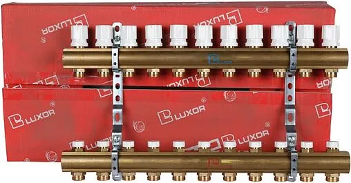 Группа коллекторная без расходомеров 11 отводов 1"в/в x ¾"ек Luxor CD 468/11 15552711