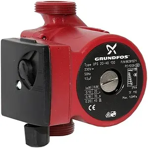 Насос циркуляционный Grundfos UPS 20-40 130 96281371, 1