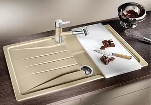 Смеситель для кухни с выдвижным изливом Blanco Tivo-s шампань 517615 Смеситель для кухни с выдвижным изливом Blanco Tivo-s шампань 517615, 2