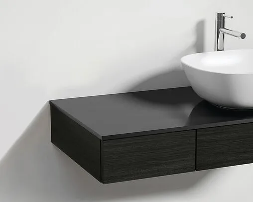 Тумба под умывальник подвесная VitrA Origin 90 R тёмный вяз 65676 Тумба под умывальник подвесная VitrA Origin 90 R тёмный вяз 65676