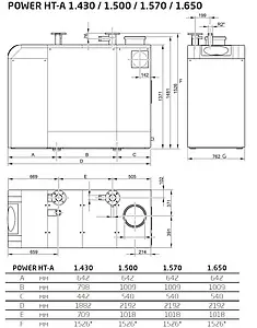 Напольный конденсационный газовый котел одноконтурный 570кВт Baxi POWER HT-A 1.570 7702607, 4