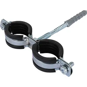 Хомут сантехнический обрезиненный сдвоенный 1" (32-37мм) Stout SAC-0020-200001 Хомут сантехнический обрезиненный сдвоенный 1" (32-37мм) Stout SAC-0020-200001, 1