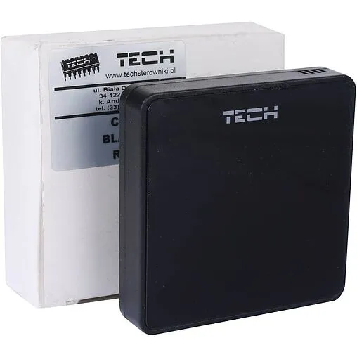 Проводной комнатный датчик TECH ST-C-7p черный WG.03.0130