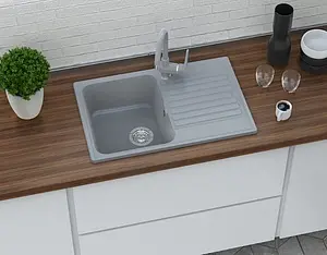 Мойка кухонная GranFest Quarz GF-Z78 белый Мойка кухонная GranFest Quarz GF-Z78 белый, 4