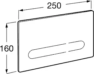 Клавиша смыва для унитаза сенсорная Roca EP-1 890102008 стекло/черный Клавиша смыва для унитаза сенсорная Roca EP-1 890102008 стекло/черный, 2