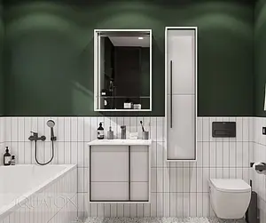 Тумба-умывальник подвесная Aquaton Ривьера 60 белый матовый 1A2388K1RVX20, 5