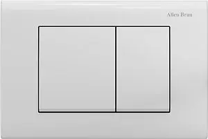 Клавиша смыва для унитаза Allen Brau Liberty 9.20002.20 белый глянцевый Клавиша смыва для унитаза Allen Brau Liberty 9.20002.20 белый глянцевый, 1