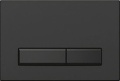 Клавиша смыва для унитаза Aquatek Slim KDI-0000025 черный матовый