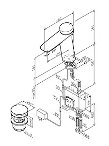 Термостат для раковины Am.Pm Inspire 2.0 хром F50A82400 Термостат для раковины Am.Pm Inspire 2.0 хром F50A82400, 2
