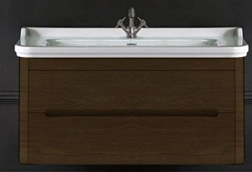 Тумба-умывальник Kerasan Waldorf noce (орех) 919346noce+4141K1bi/cr*3