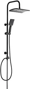 Душевая система без смесителя Osgard Grunan чёрный матовый 10030 Душевая система без смесителя Osgard Grunan чёрный матовый 10030, 1