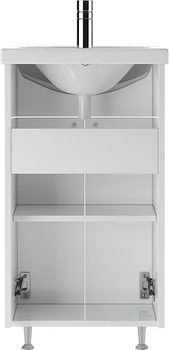 Тумба-умывальник напольный Айсберг Промо 45 белый DP2610T+4607152361988