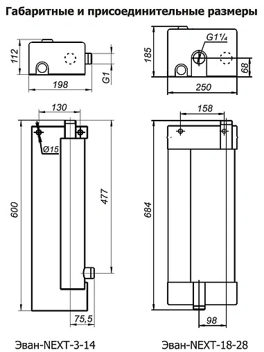Котел электрический одноконтурный 3кВт Эван NEXT - 3 12903
