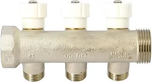 Коллектор регулирующий проходной 3 отвода 1&quot;в/н x ½&quot;к Uni-fitt 404N4230, 4