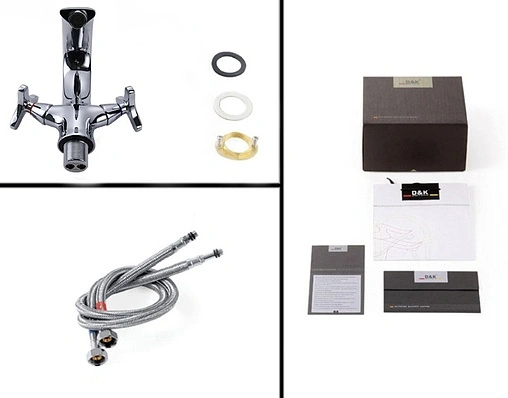 Смеситель для раковины D&amp;K Hessen Goethe хром DA1382141