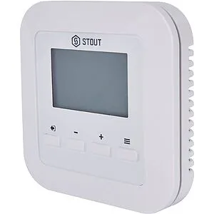 Проводной комнатный терморегулятор Stout R-10s белый STE-0101-010005, 3