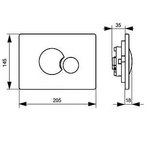 Инсталляция для подвесного унитаза Set 4 в 1 Sanit INEO PLUS 90.733.81..S001 с кнопкой хром глянцевый Инсталляция для подвесного унитаза Set 4 в 1 Sanit INEO PLUS 90.733.81..S001 с кнопкой хром глянцевый, 4