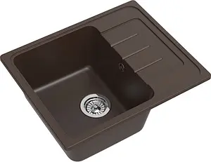 Мойка кухонная Ewigstein Elegant E-R45F шоколад Мойка кухонная Ewigstein Elegant E-R45F шоколад, 1
