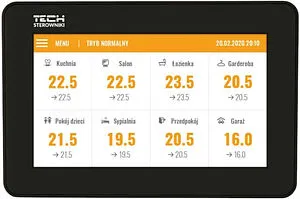 Проводная панель управления контроллером Wi-Fi TECH ST-M-9r черный WG.11.0514, 1