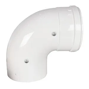 Колено для дымохода Ø 60/100мм ∠ 90° (PP) для конденсационных котлов Rommer RCA-8610-010090, 3