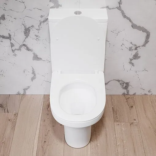 Унитаз-компакт безободковый Damixa Skyline белый DX35C8600SC Унитаз-компакт безободковый Damixa Skyline белый DX35C8600SC