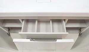 Тумба-умывальник подвесная Aquaton Шерилл 105 белый 1A2063K1SH010, 5