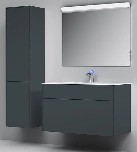 Тумба-умывальник подвесная Am.Pm Inspire 2.0 100 графит M50AFHX1003GM+