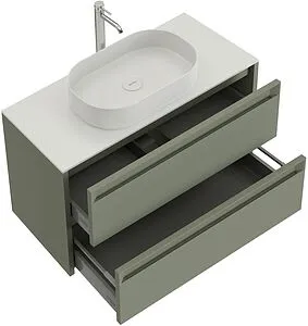 Тумба под умывальник подвесная Allen Brau Fantasy 2.0 80 олива 1.11001.CGM 2.0 Тумба под умывальник подвесная Allen Brau Fantasy 2.0 80 олива 1.11001.CGM 2.0, 3