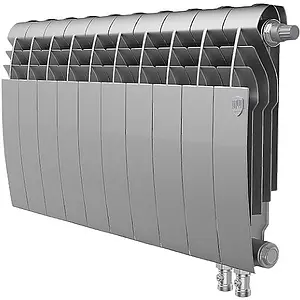 Радиатор биметаллический 10 секций нижнее правое подключение Royal Thermo BiLiner VD 350 Silver Satin RTBSSVDR35010 Радиатор биметаллический 10 секций нижнее правое подключение Royal Thermo BiLiner VD 350 Silver Satin RTBSSVDR35010, 1
