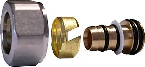 Концовка для металлопластиковых труб М22x1.5 x 16x2.0мм Schlosser 602600003 Концовка для металлопластиковых труб М22x1.5 x 16x2.0мм Schlosser 602600003, 2