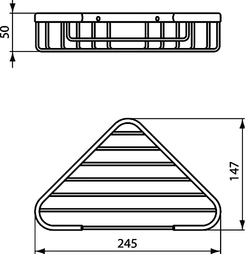 Полка Ideal Standard IOM хром A9105AA