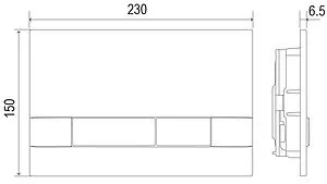 Инсталляция для подвесного унитаза Set 3 в 1 Lemark Peneda+Bit 9880314 с кнопкой хром матовый Инсталляция для подвесного унитаза Set 3 в 1 Lemark Peneda+Bit 9880314 с кнопкой хром матовый, 3