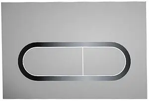 Клавиша смыва для унитаза Ravak Chrome X01454 кнопки/сатин, рамка/хром глянцевый Клавиша смыва для унитаза Ravak Chrome X01454 кнопки/сатин, рамка/хром глянцевый, 1