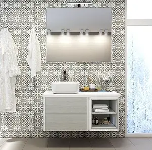 Тумба-умывальник подвесная Aquaton Брук 100 (60+40) дуб латте/белый, 2