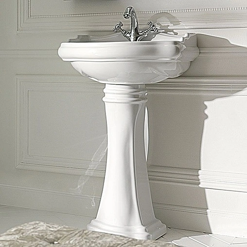 Раковина Kerasan Retro 55 белый 104501*1 Раковина Kerasan Retro 55 белый 104501*1