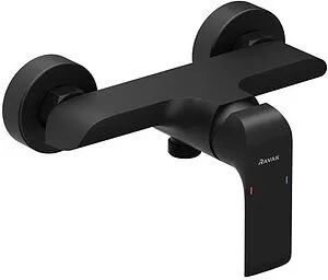 Смеситель для душа Ravak Flat чёрный матовый X070177, 1