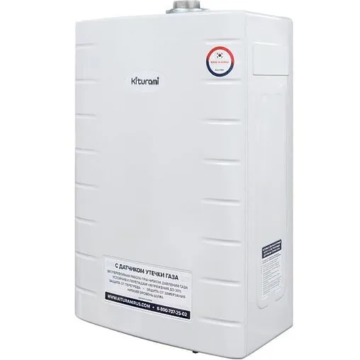 Настенный газовый котел двухконтурный турбированный 30кВт Kiturami World Alpha 30 A21E220262