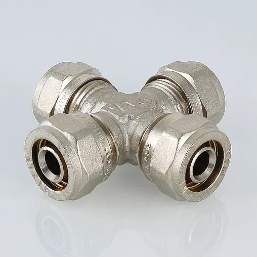 Крестовина компрессионная редукционная 20мм x 16мм x 20мм x 16мм Valtec VTm.341.N.201620 Крестовина компрессионная редукционная 20мм x 16мм x 20мм x 16мм Valtec VTm.341.N.201620