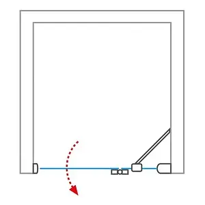 Дверь в нишу 800мм прозрачное стекло Roltechnik Elegant Line GDN⅛00 P 134-800000P-00-02 Дверь в нишу 800мм прозрачное стекло Roltechnik Elegant Line GDN⅛00 P 134-800000P-00-02, 2
