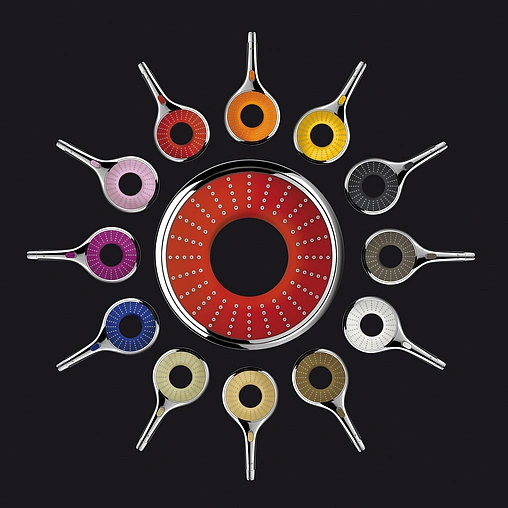 Лейка ручного душа Grohe Rainshower Icon хром/оранжевый 27444000 Лейка ручного душа Grohe Rainshower Icon хром/оранжевый 27444000