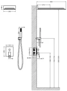 Душевая система со смесителем для душа Timo Briana хром SX-7139/00SM Душевая система со смесителем для душа Timo Briana хром SX-7139/00SM, 2