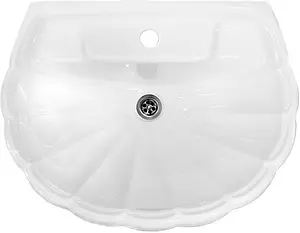 Раковина Sanita Ромашка 55 белый WB.PD/Romashka/60-C/WHT.G/S1 Раковина Sanita Ромашка 55 белый WB.PD/Romashka/60-C/WHT.G/S1, 1