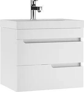 Тумба-умывальник подвесной Айсберг Веста 60 белый DV5914T+4670142930044, 1