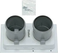 Адаптер разделительный Ø 60/100 x 80/80мм (алюм.) Vaillant 0020257950