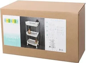 Этажерка трёхъярусная Grampus белый GR-7294, 3